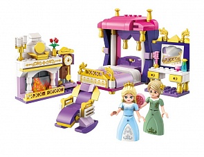 Конструктор - Спальня принцессы, с фигурками, 265 деталей, собран (Enlighten Brick, BRICK2601 (С))